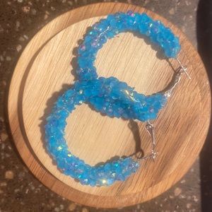 Handmade hoop earrings